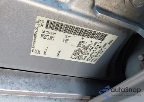 2010 Nissan Altima 2.5 S z USA, uszkodzony, nr VIN 1N4AL2AP9AN530416